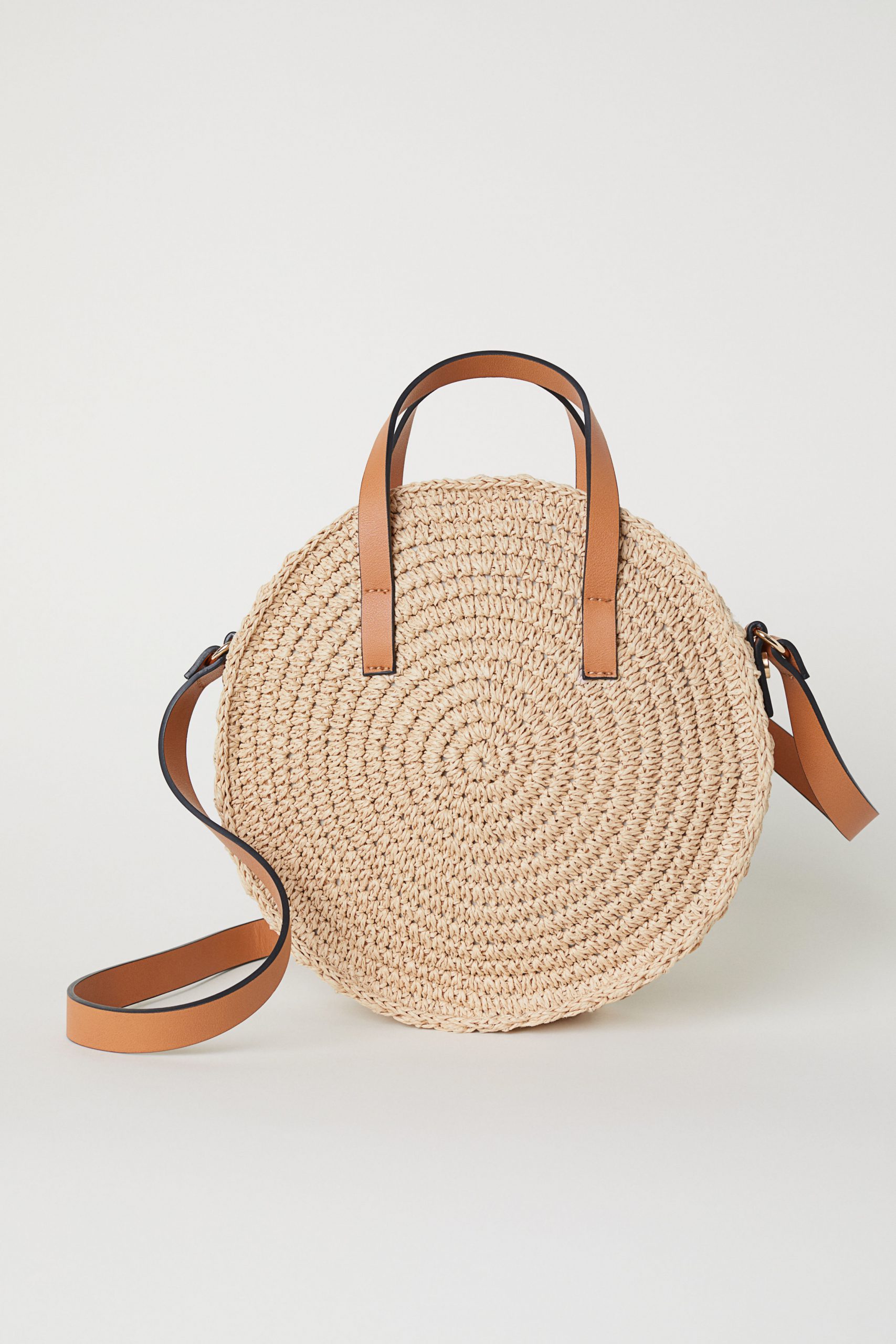 Round Paper Straw Handbag – Genova